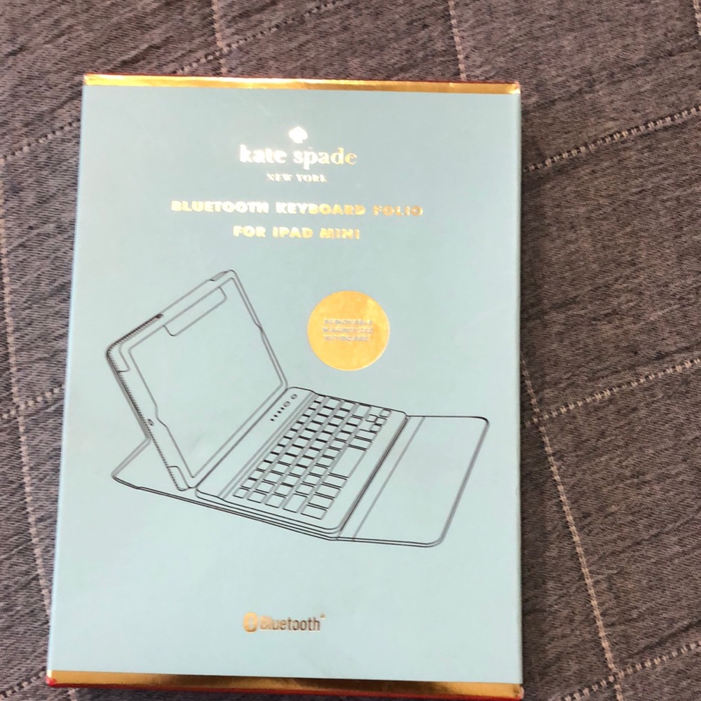 Final price 🙏🏻Kate spade Bluetooth keyboard folio for iPad mini